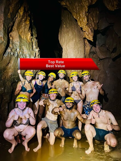 Picture 10 for Activity Phong Nha cave & Dark Cave: Zipline, Mud Bath & Boat Tour 4