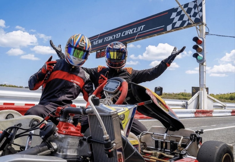 Two go-karts at the New Tokyo Circuit. 5