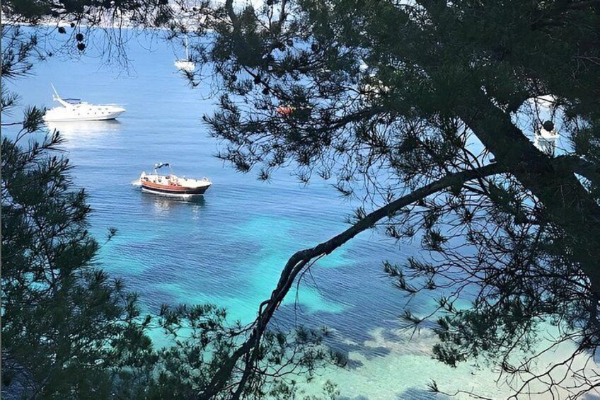 Sunbed And Swimming in Crystal Blue Water 2