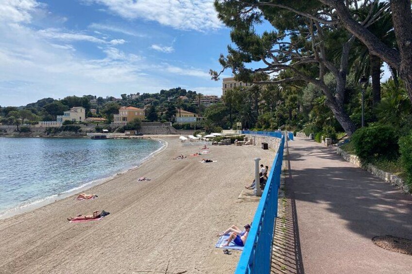 Sunbed And Swimming in Crystal Blue Water 2