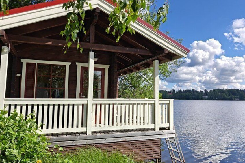 Authentic Lake Sauna and Reindeer Dinner with Locals 5