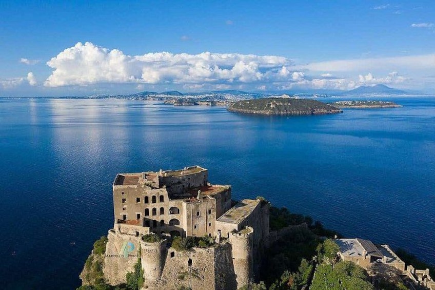 A coastal castle on a cliff overlooking the sea. 3