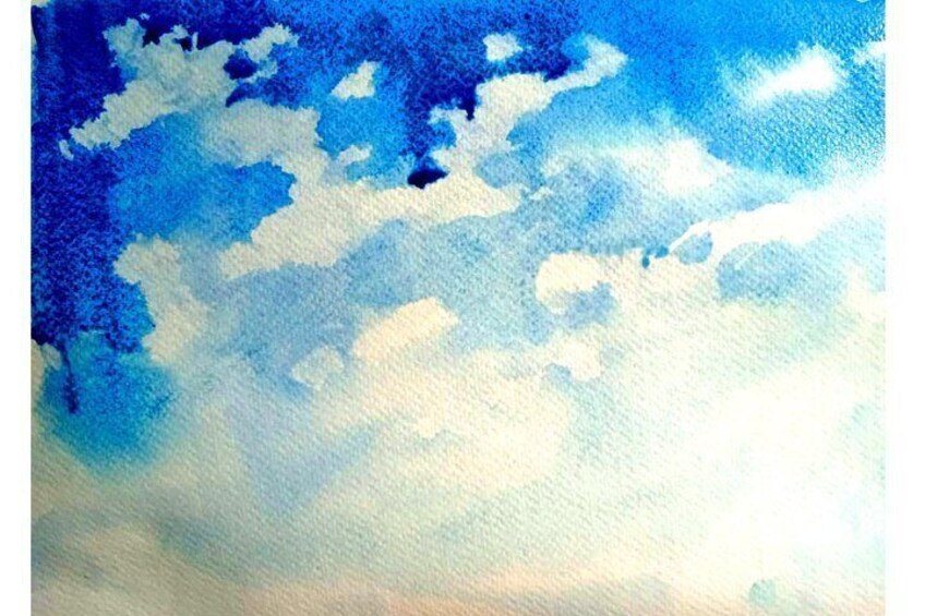 Watercolor workshop In Antigua Guatemala - Painting outdoors 4
