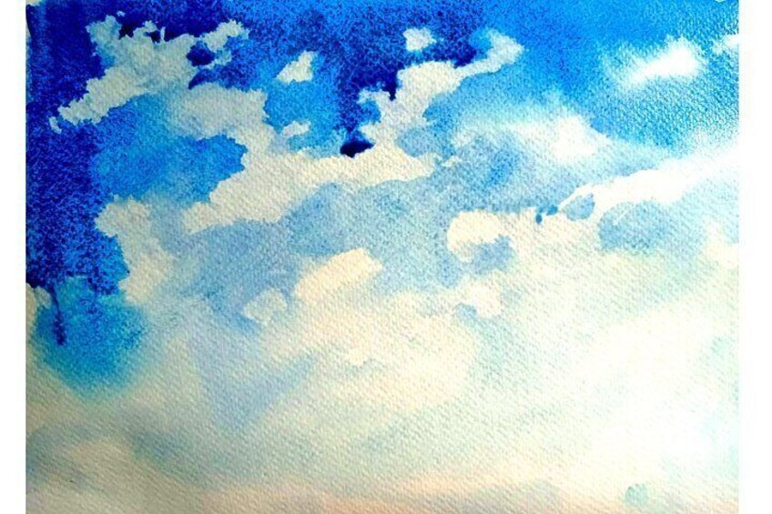 Watercolor workshop In Antigua Guatemala - Painting outdoors 5