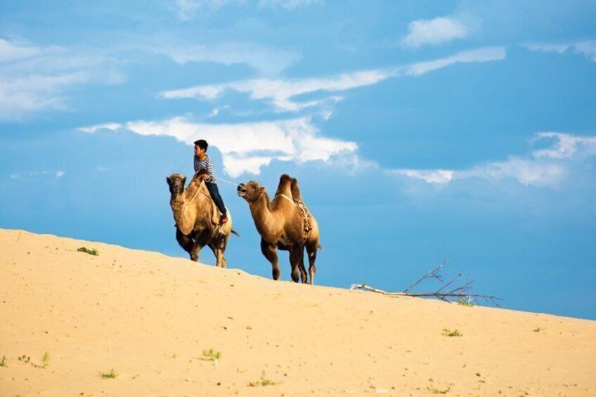 Best 5 days central mongolia tour. Orkhan waterfall, Hot springs 3