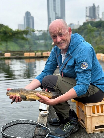 Picture 1 for Activity Tokyo: Urban Fishing at Fish Center with a Local Guide 2