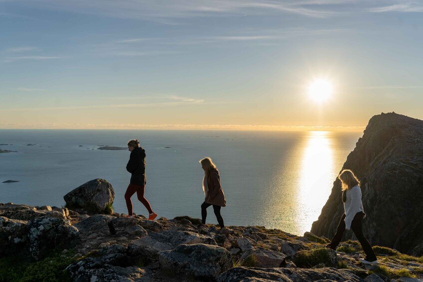 Picture 3 for Activity Tromsø: Midnight Sun Hike with Local Guides, Lunch & Photos 2