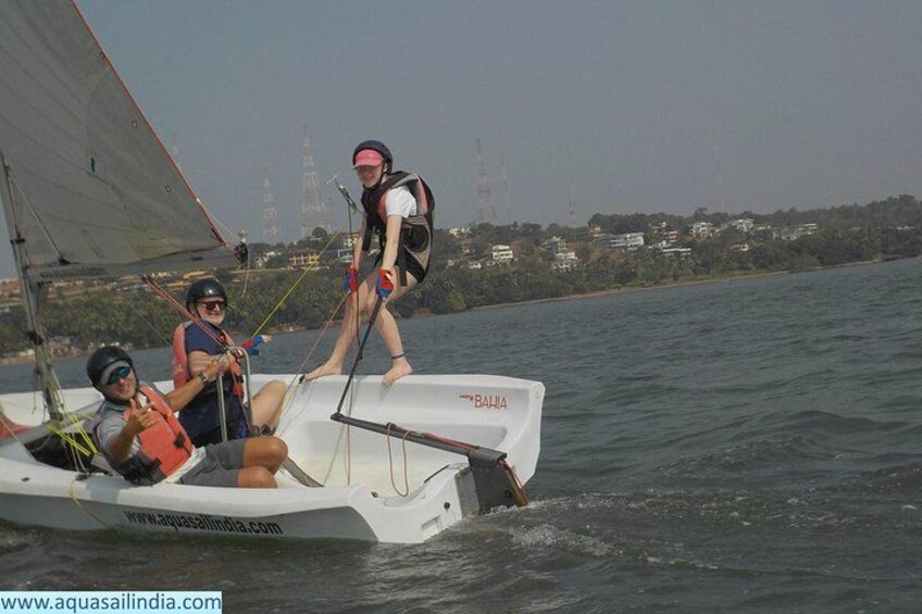 Sailing in Bambolim Bay, Goa 3
