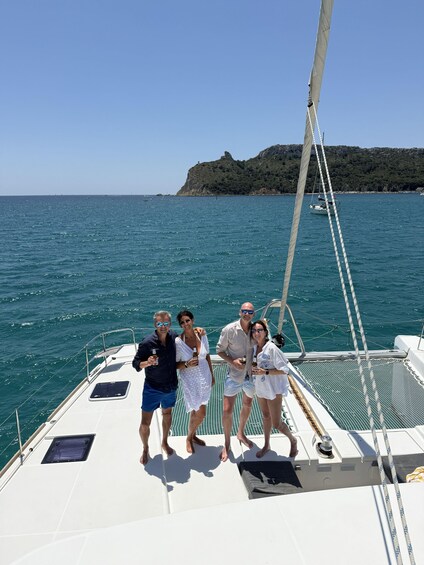 Picture 7 for Activity Cagliari: Spacious Catamaran Sailing 4h Tour with Swim Stop 2