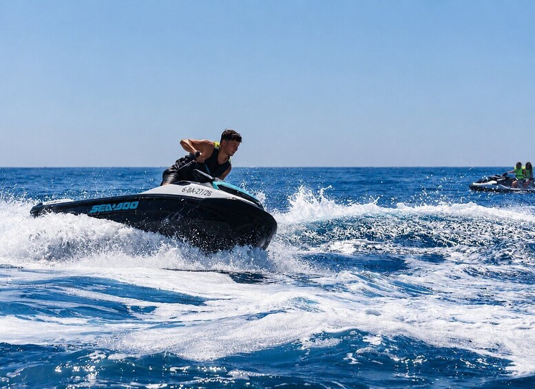 Picture 2 for Activity Barcelona: Jet Ski Rental without a License + Brunch for 2 Persons 3