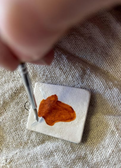 Edinburgh: Ceramic Charm Jewellery Painting Workshop 1