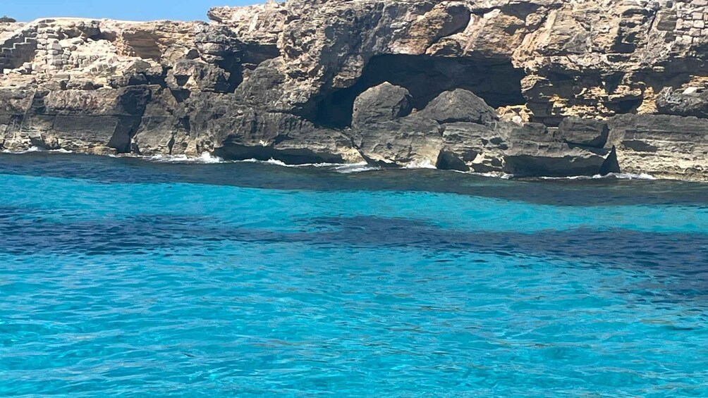 Picture 6 for Activity From Marsala: Luxury private boat tours of Favignana and Levanzo 2