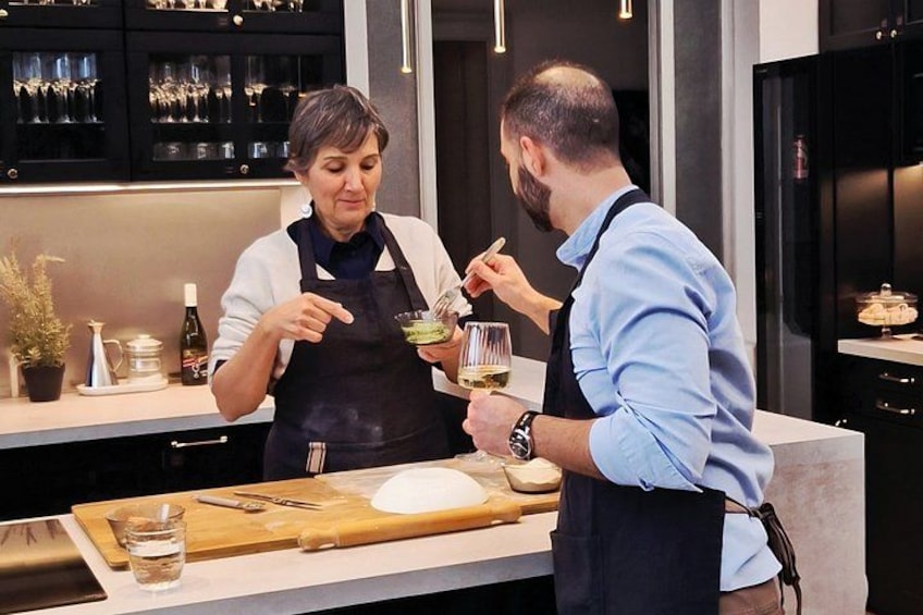 Parma City Center Pasta Making with Wine and Parmesan 3