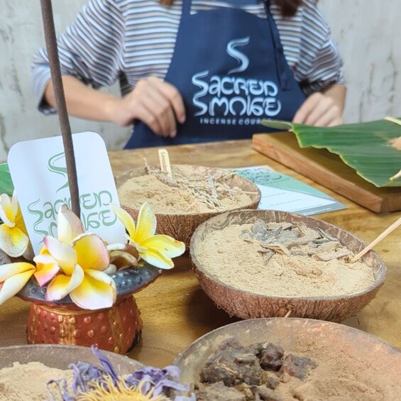 Ubud: Incense Making Workshop. Natural Incense Making. 1