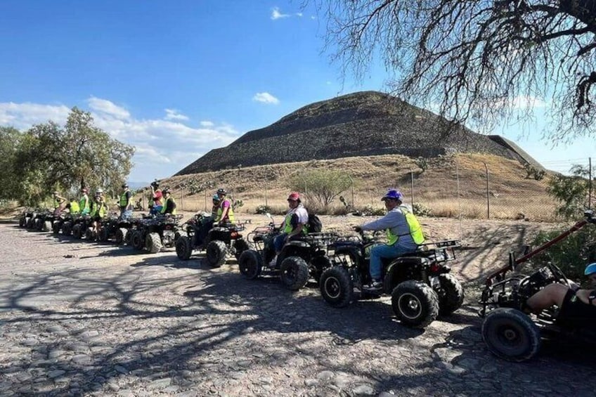 Teotihuacán ATV, Pyramids on Foot and cave 3