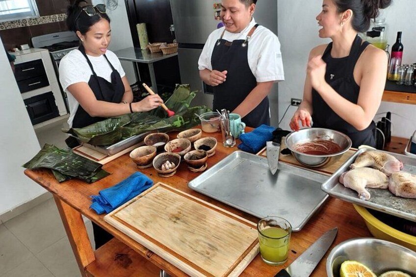 Yucatecan cooking class in Tulum: Nixtamal, Recado, and Pibil 1