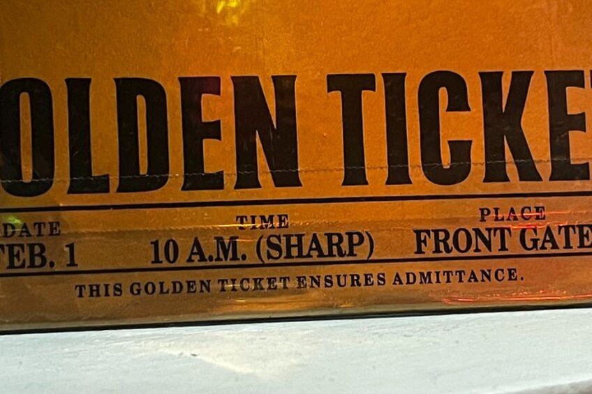 Golden Ticket Escape Room Challenge 4