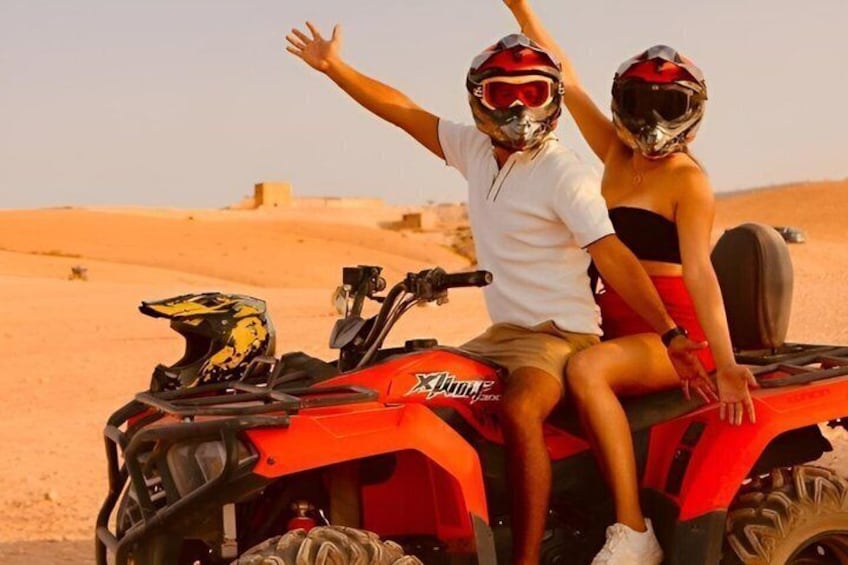 Agafay Desert : quad bike, Camel Ride ,sunset, Dinner & Live Show 4