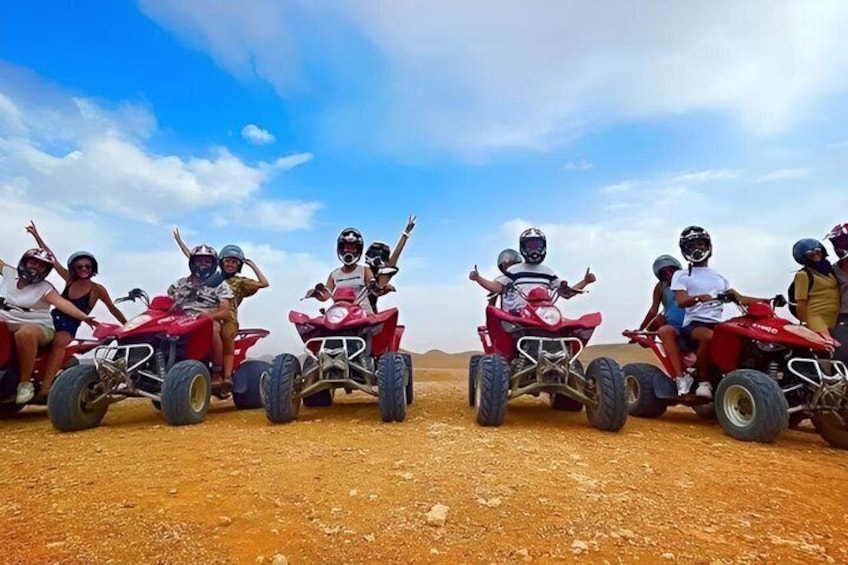 Agafay Desert : quad bike, Camel Ride ,sunset, Dinner & Live Show 3