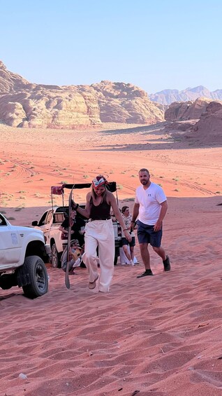 Picture 10 for Activity , Wadi Rum: 2-Day Jeep, Hike & Sleeping under the stars 4