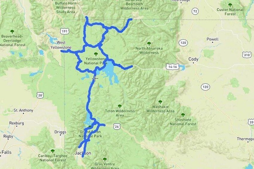 Self-Guided Audio Driving Tour in Yellowstone and Grand Teton 2