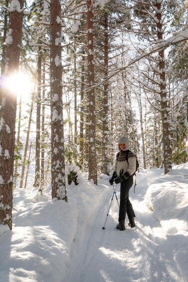 Picture 15 for Activity Stockholm: Hike, Forest Lunch, and Cold-Water Floating 2