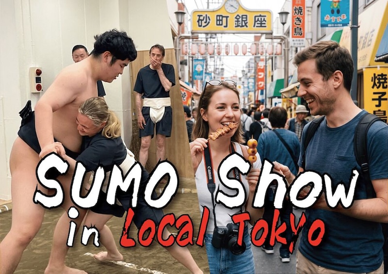 Tokyo Sumo Experience & Food: Mawashi on a Real Clay Ring! 2