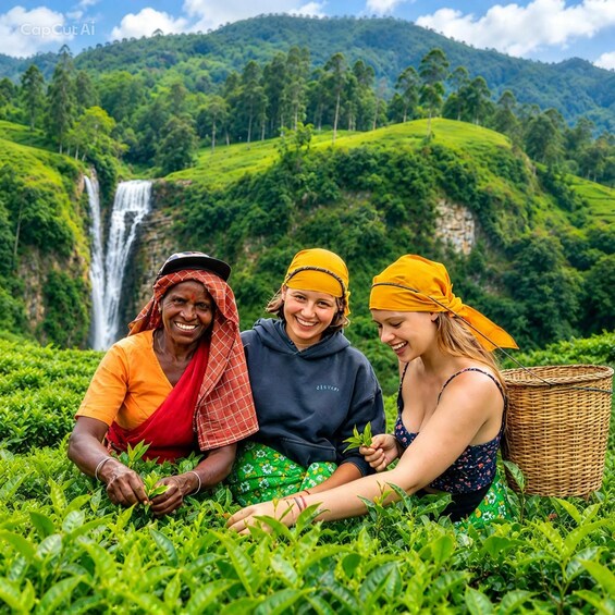 Nuwara Eliya Tea Plucking Taste & Falls-Beyond Tourist Trail 1