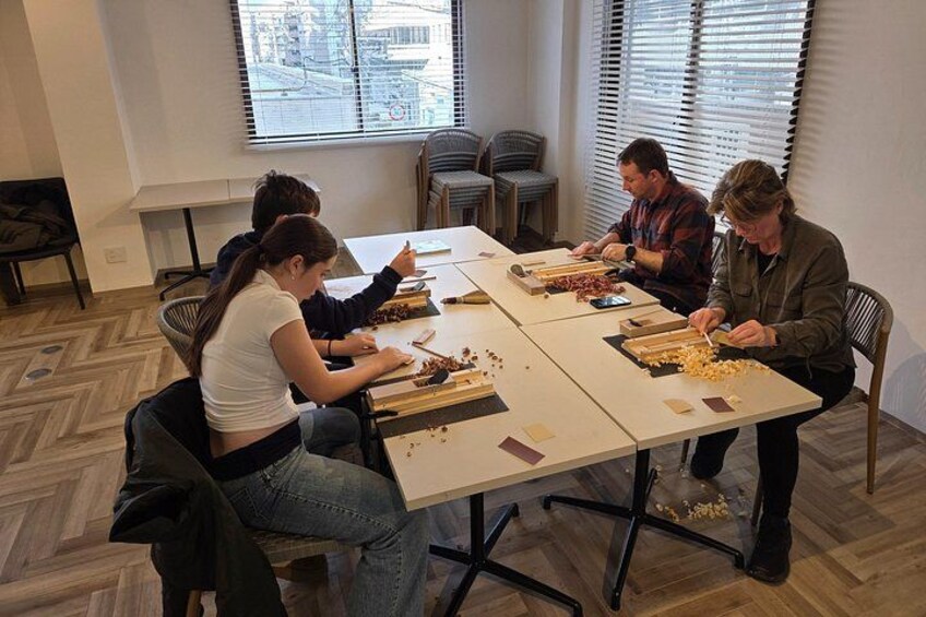 Chopstick Making Workshop Osaka 2