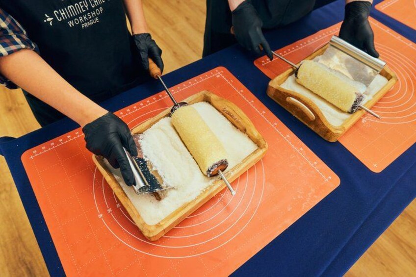 Prague Traditional Chimney Cake Trdelník Making Workshop 2