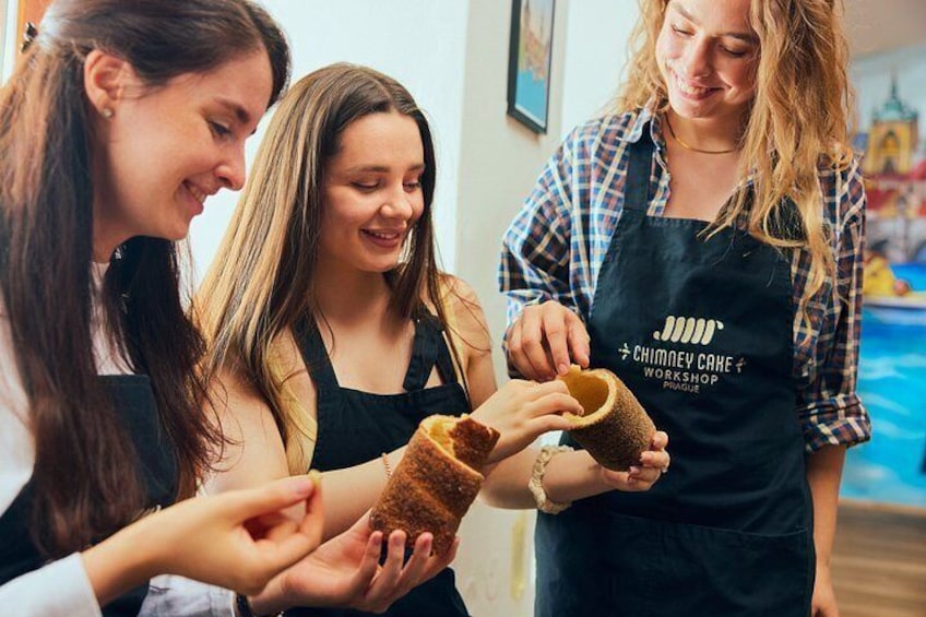 Prague Traditional Chimney Cake Trdelník Making Workshop 2