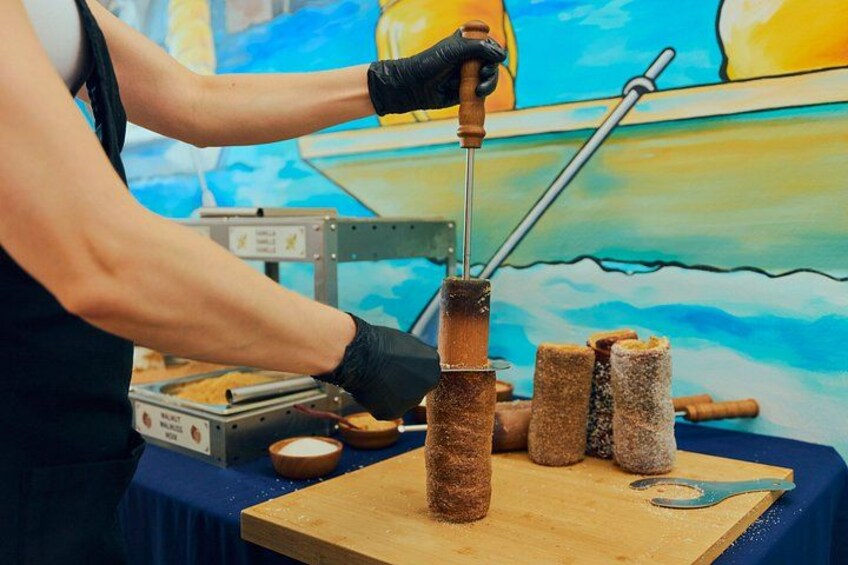 Prague Traditional Chimney Cake Trdelník Making Workshop 4