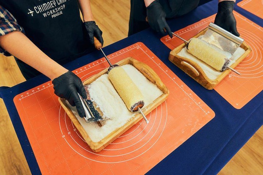 Prague Traditional Chimney Cake Trdelník Making Workshop 2