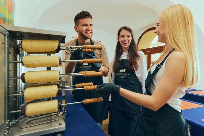 Prague Traditional Chimney Cake Trdelník Making Workshop 4