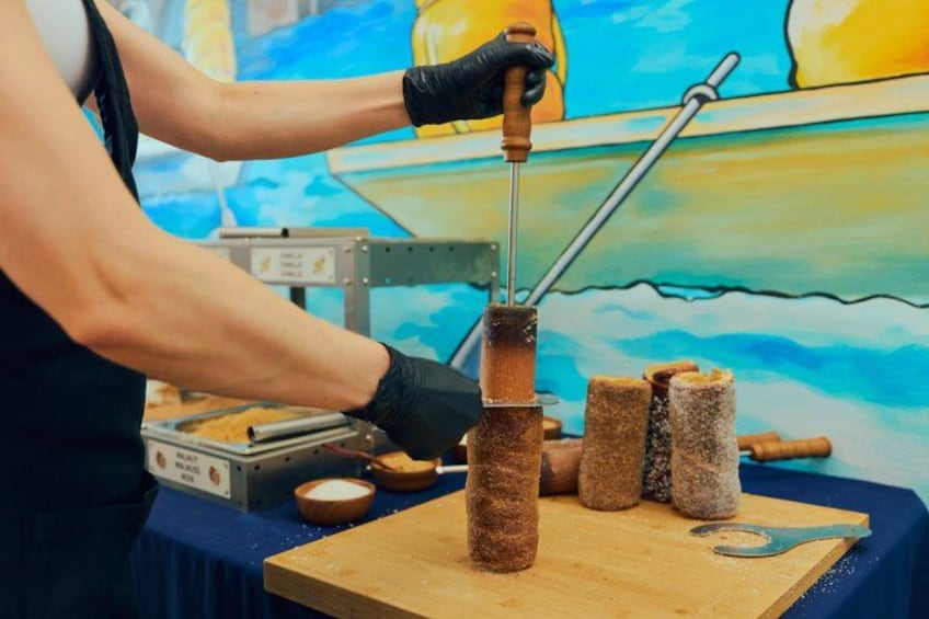Prague Traditional Chimney Cake Trdelník Making Workshop 3