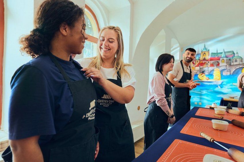 Prague Traditional Chimney Cake Trdelník Making Workshop 2