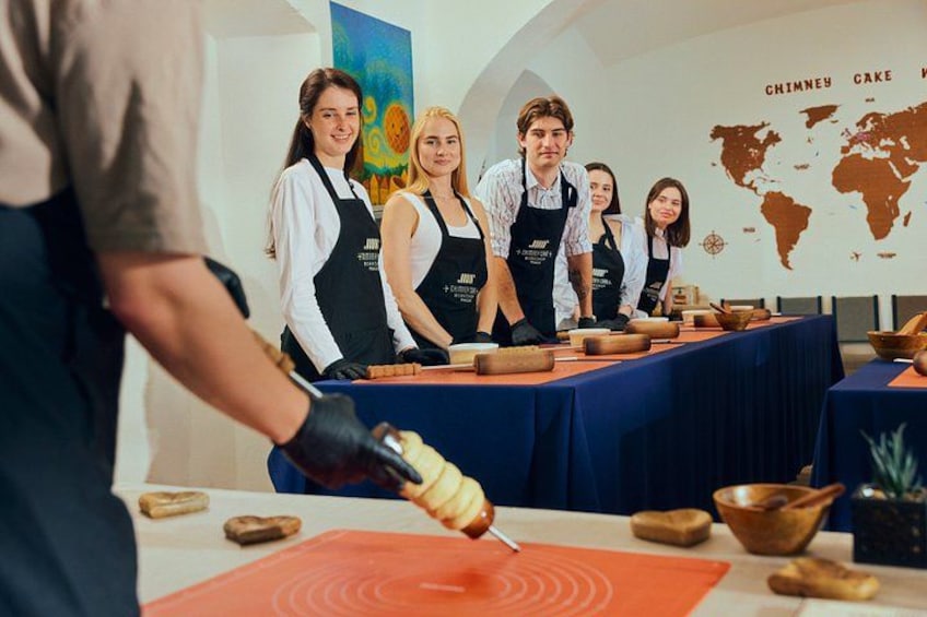 Prague Traditional Chimney Cake Trdelník Making Workshop 3