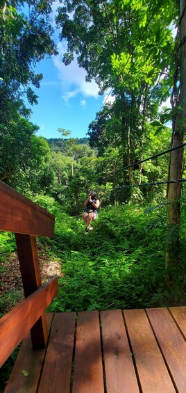 From San Juan: Zip Line, River and Luquillo Beach tour 1