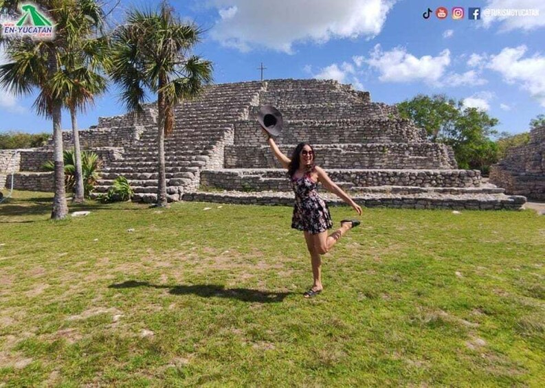 Picture 19 for Activity Yucatán Colors Tour: Pink Lakes, Cenote & Beach From Merida 2