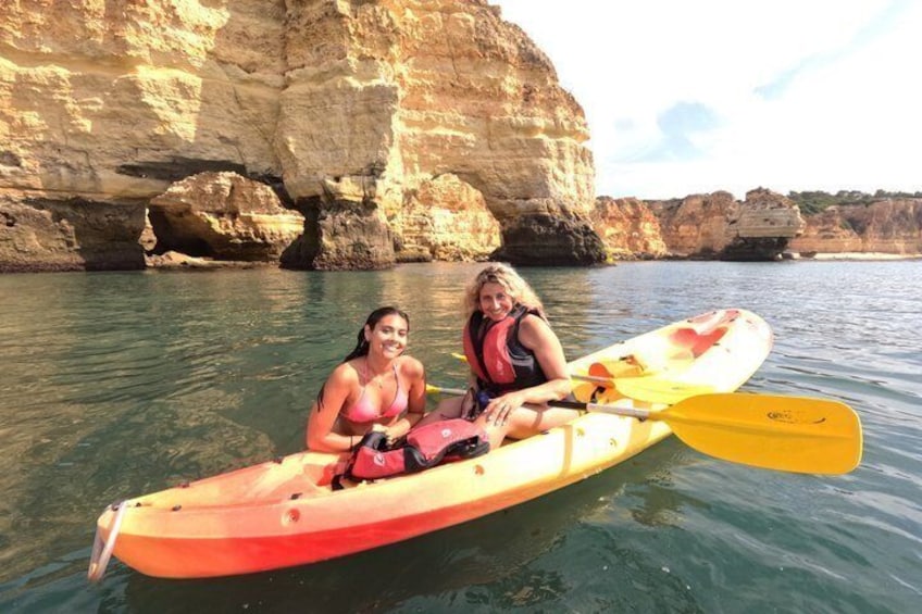 Benagil Kayak Tour: Sea Caves Adventure + 4K GoPro Photos Included 3