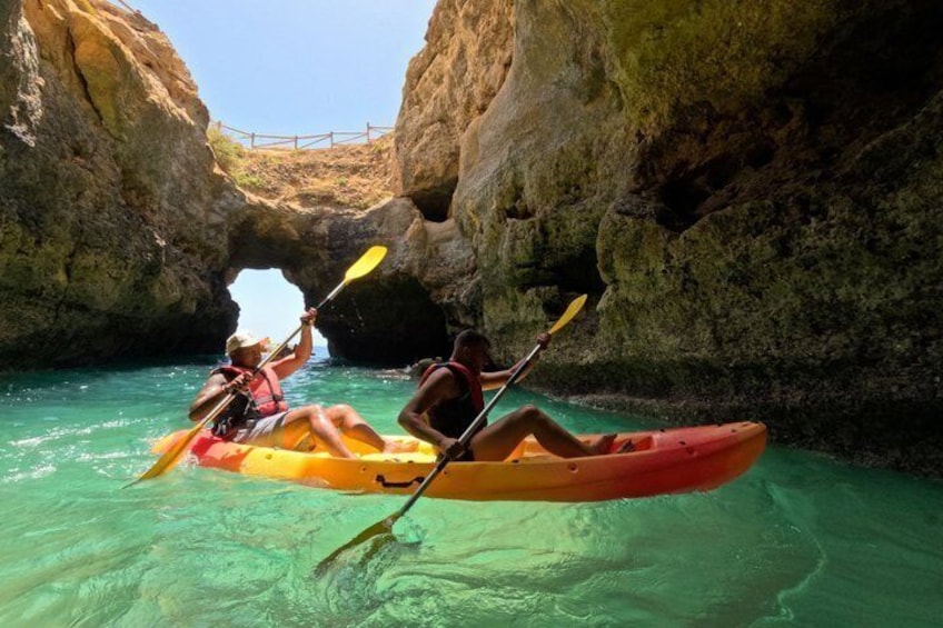 Benagil Kayak Tour: Sea Caves Adventure + 4K GoPro Photos Included 5
