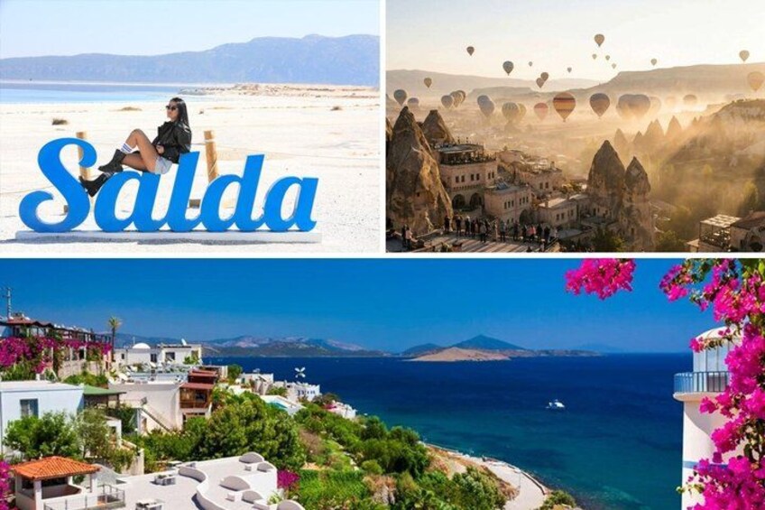 Tour to Salda Lake, Pamukkale, Bodrum, Cappadocia, Ephesus 1