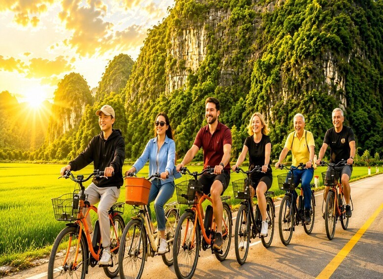 Ninh Binh E-bike Tour: Rural Life, Rice Field, Valley Escape 1