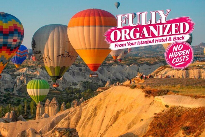 Cappadocia Gold: 2-Day Tour from Istanbul and Balloon Ride Option 1
