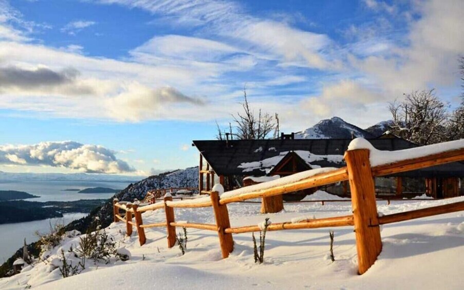 Picture 1 for Activity Bariloche: Refugio Extremo Encantado, Snowshoe Hike, and Fondue 5