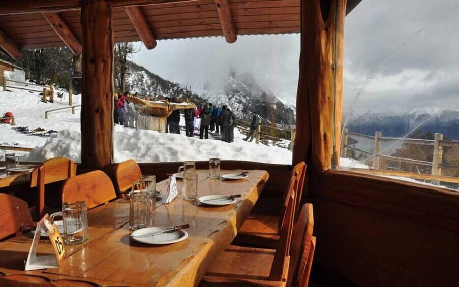 Picture 5 for Activity Bariloche: Refugio Extremo Encantado, Snowshoe Hike, and Fondue 2