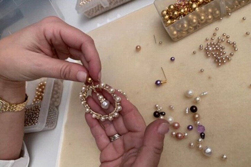 Drop Earrings Jewelry Making Class in Brooklyn 2