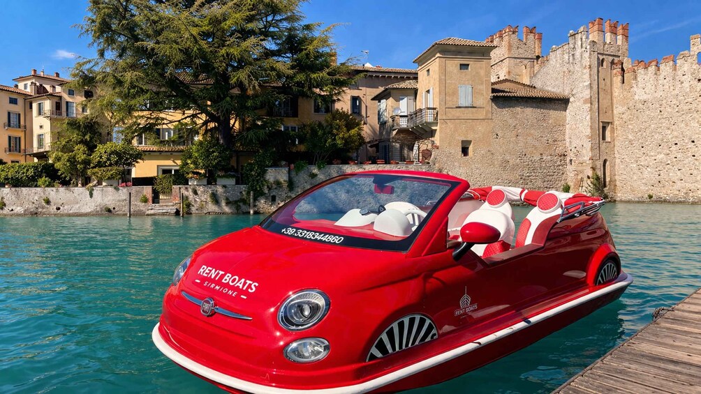 Sirmione: Fiat 500 Boat 40HP Rental, No Boating License Required 1