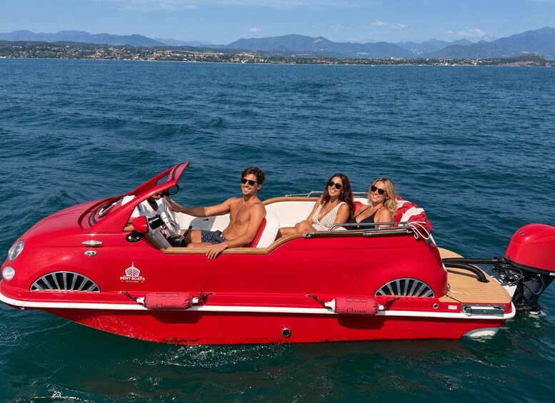 Picture 2 for Activity Sirmione: Fiat 500 Boat 40CV Rental, No Boating License Required 4