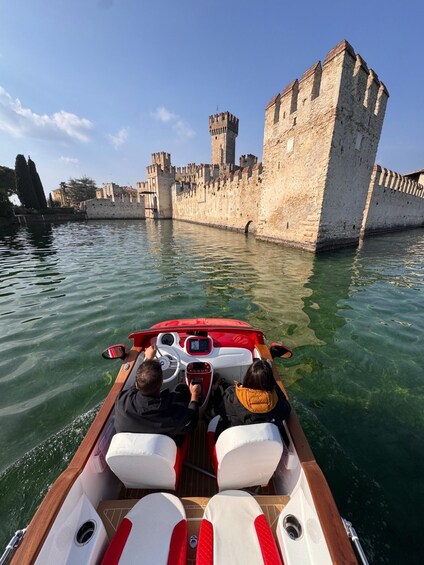Picture 2 for Activity Sirmione: Fiat 500 Boat 40HP Rental, No Boating License Required 5